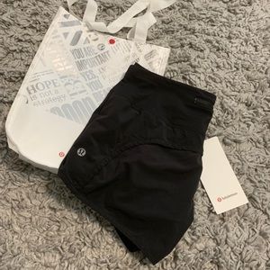 Black Lululemon Speed Up Shorts 4